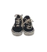 Tenisi copii Vans, 30, piele intoarsa, material textil, negru - imagine 3