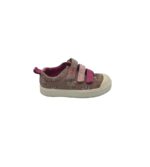 Tenisi copii Clarks, 28, material textil, bej