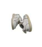 Adidasi copii Nike, 21, imitatie de piele, alb - imagine 4