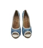 Pantofi dama Simmy, 37, imitatie de piele, material textil, albastru - imagine 3