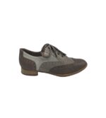 Pantofi dama Maripe, 38, piele, gri alb