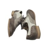 Pantofi dama Maripe, 38, piele, gri alb - imagine 4