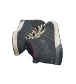 Adidasi dama Adidas, 37, imitatie de piele, material textil, negru - imagine 4