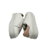 Adidasi  dama 39, imitatie de piele, alb - imagine 4