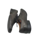 Pantofi barbati  43, piele, negru - imagine 4