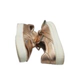Espadrile dama On y go, 37, imitatie de piele, auriu - imagine 4