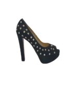 Pantofi dama , 40, material textil, negru