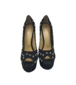 Pantofi dama , 40, material textil, negru - imagine 3
