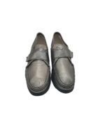 Mocasini dama Sandpiper, 36, piele, gri - imagine 3