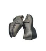 Mocasini dama Sandpiper, 36, piele, gri - imagine 4