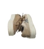 Adidasi dama 38, material textil, bej - imagine 4