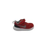 Adidasi copii Nike, 27, imitatie de piele, material textil, rosu