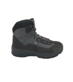 Ghete barbati Garsport Kamikaze Mid, 44, piele intoarsa, material textil, negru gri