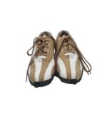 Adidasi dama Lopro, 38, piele, alb bej (golf) - imagine 3