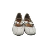 Balerini dama  Geox, 39, piele, alb - imagine 3