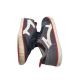 Tenisi dama Geox, 39, imitatie de piele, material textil, gri albastru - imagine 4
