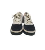 Adidasi dama Puma, 39, piele intoarsa, imitatie de piele, piele, alb negru - imagine 3