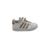 Adidasi copii Adidas, 31, imitatie de piele, alb