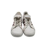 Adidasi copii Adidas, 31, imitatie de piele, alb - imagine 3