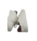Adidasi dama Papaya, 39, imitatie de piele, alb - imagine 4