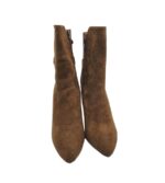 Botine dama Franco Banetti, 39, material textil, maro - imagine 3