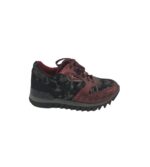 Adidasi dama Tamaris, 36, imitatie de piele, material textil, negru rosu