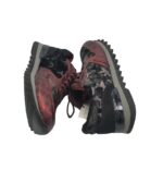 Adidasi dama Tamaris, 36, imitatie de piele, material textil, negru rosu - imagine 4