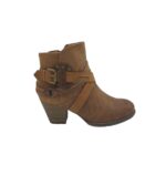Botine dama S'Oliver, 38, imitatie de piele, maro