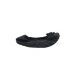 Balerini dama Divided, 37, imitatie de piele, negru