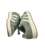 Adidasi barbati Adidas Campus, 40, piele intoarsa, verde - imagine 4
