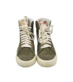 Tenisi barbati Nike, 41, piele intoarsa, gri - imagine 3