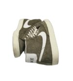 Tenisi barbati Nike, 41, piele intoarsa, gri - imagine 4