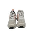 Adidasi dama Adidas, 36, imitatie de piele, material textil, gri - imagine 3