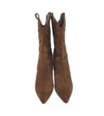 Cizme dama Guess, 38, piele intoarsa, maro - imagine 3