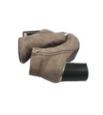 Botine dama New Look, 38, material textil, bej - imagine 4