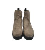 Botine dama Citywalk, 39, material textil, bej - imagine 3