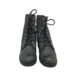 Ghete dama 5th Avenue, 39, piele, negru - imagine 3