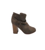 Botine dama New Yorker, 39, material textil, bej