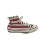 Tenisi barbati Converse, 45, material textil, alb rosu