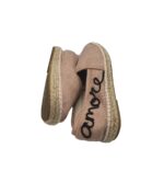 Espadrile dama Cox, 38, material textil, bej - imagine 4