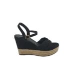 Sandale dama Anna Field, 40, material textil, negru