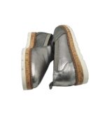 Pantofi dama Next, 42, material textil, piele, gri - imagine 4