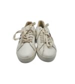 Tenisi dama Papaya, 36, imitatie de piele, alb - imagine 3