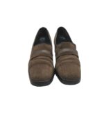 Pantofi dama Semler, 37, piele intoarsa, piele, maro - imagine 3