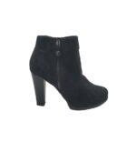 Botine dama S'Oliver, 39, material textil, negru