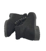 Ghete dama Crush, 39, material textil, Imblanite, negru - imagine 4