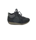Adidasi dama Ara, 39, piele intoarsa, material textil, negru gri
