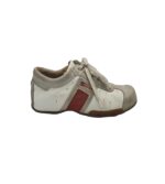 Pantofi dama Esprit, 40, piele intoarsa, piele, alb gri