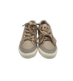 Tenisi dama London, 38, imitatie de piele, material textil, bej - imagine 3