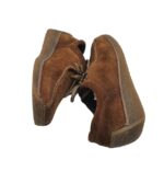 Pantofi dama 38, piele intoarsa, maro - imagine 4